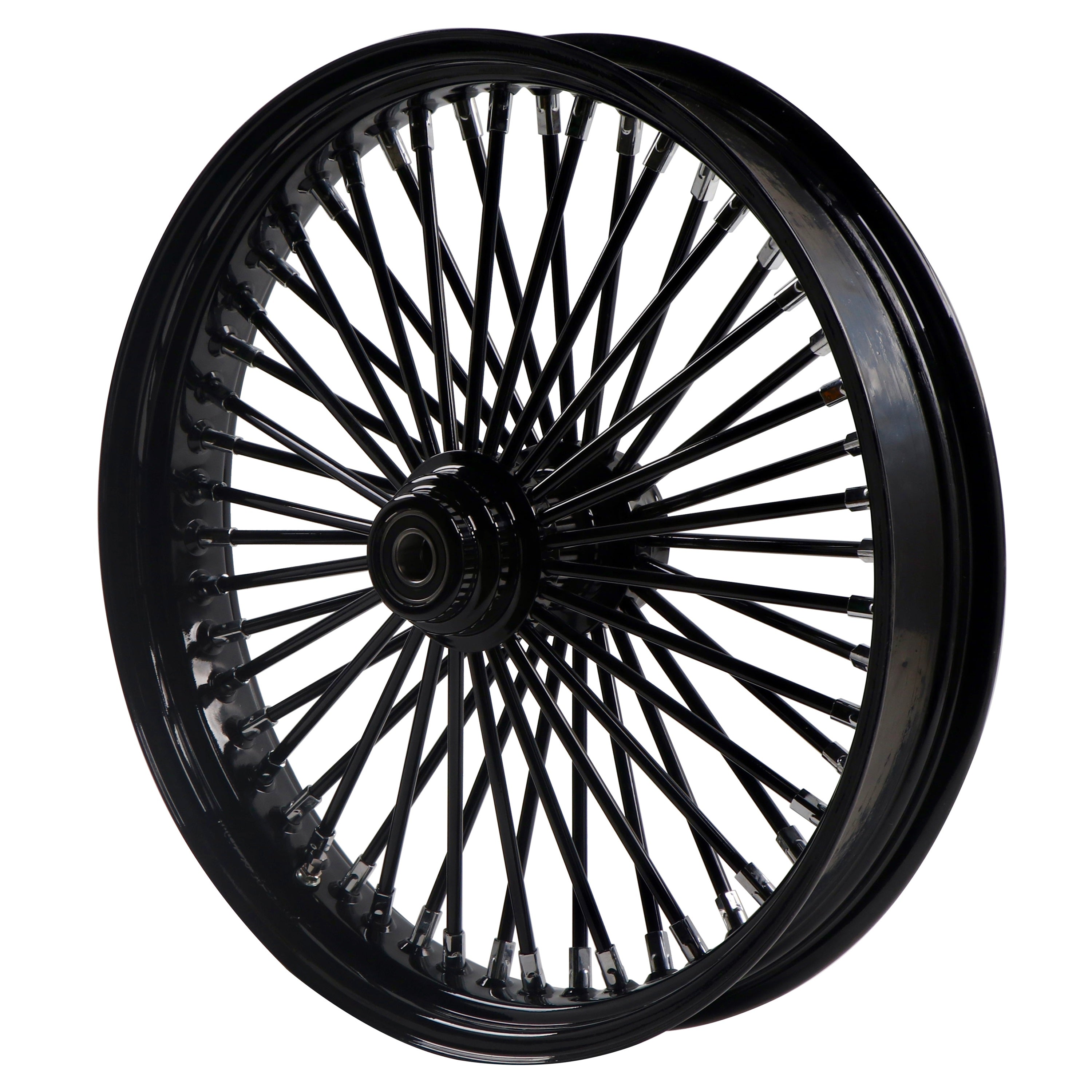 21x3.5" Harley Softail Front Wheel Fat Spokes 2000-2006 | Single Disc