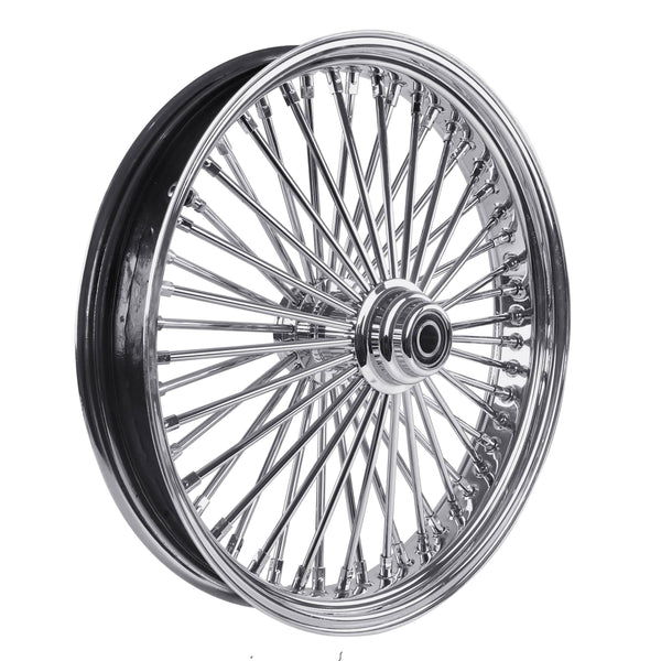 Harley Touring Front & Rear Wheel Combo 2008 Chrome Fat Spokes W/Rotors